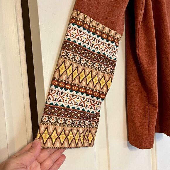 Emory Rose Women’s Crew Neck Design Long Sleeve Blouse XXXL - Picture 2 of 10